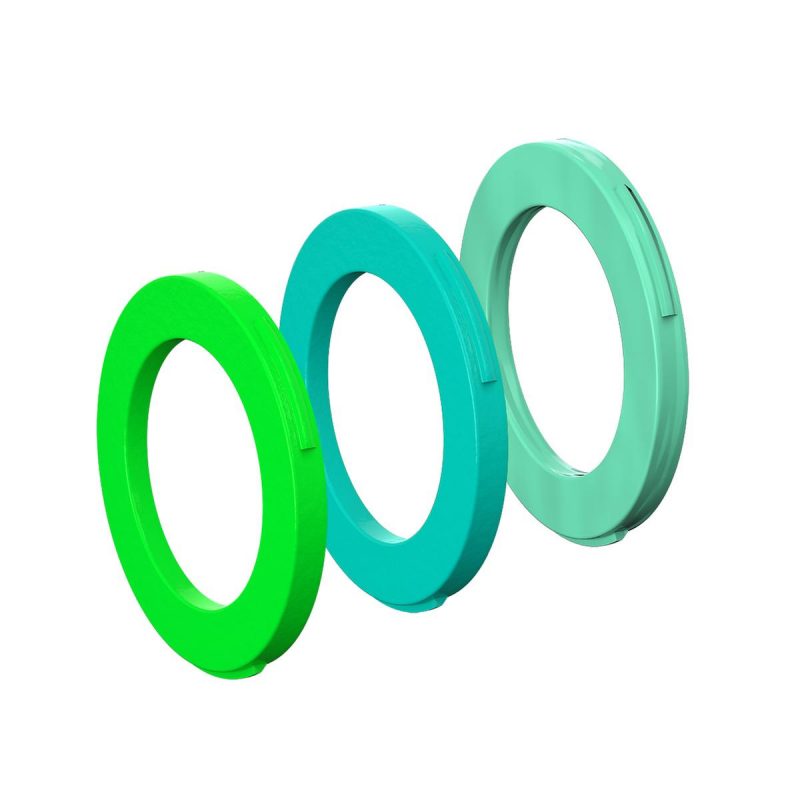 magura bremszangen-blenden-ringe für 2-kolben-bremse neongrün - cyan - mintgrün