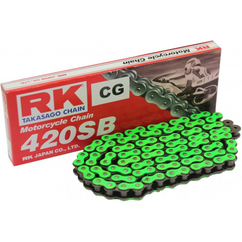 produkt-bild: rk takasago chain grün 420 sb
