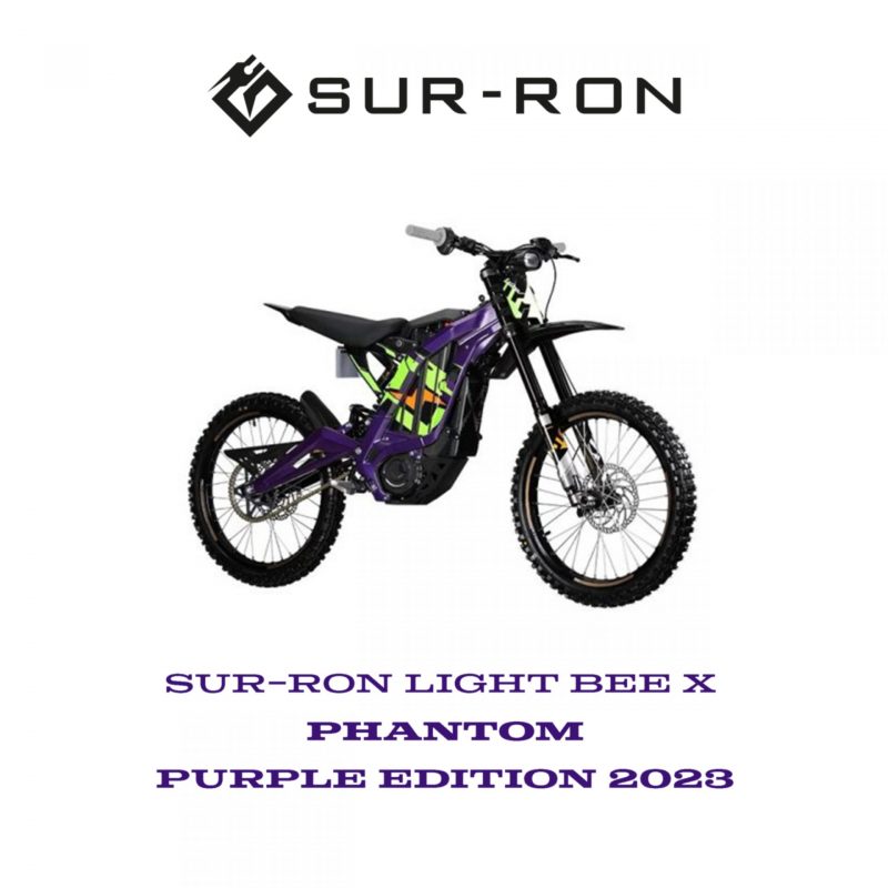 sur-ron light bee x offroad-version 60v 40ah "phantom" purple edition