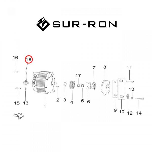 Original SUR-RON Geschwindigkeits-Sensor Hall Sensor