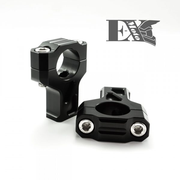 E-MOTO-X 50mm Riser-Vorbau Ultra Bee 28.6mm Klemmung – Schwarz