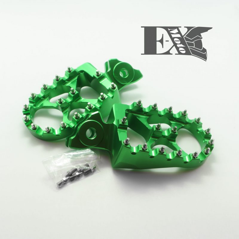 e-moto-x-upgrade-6061-aluminium-footpegs-green