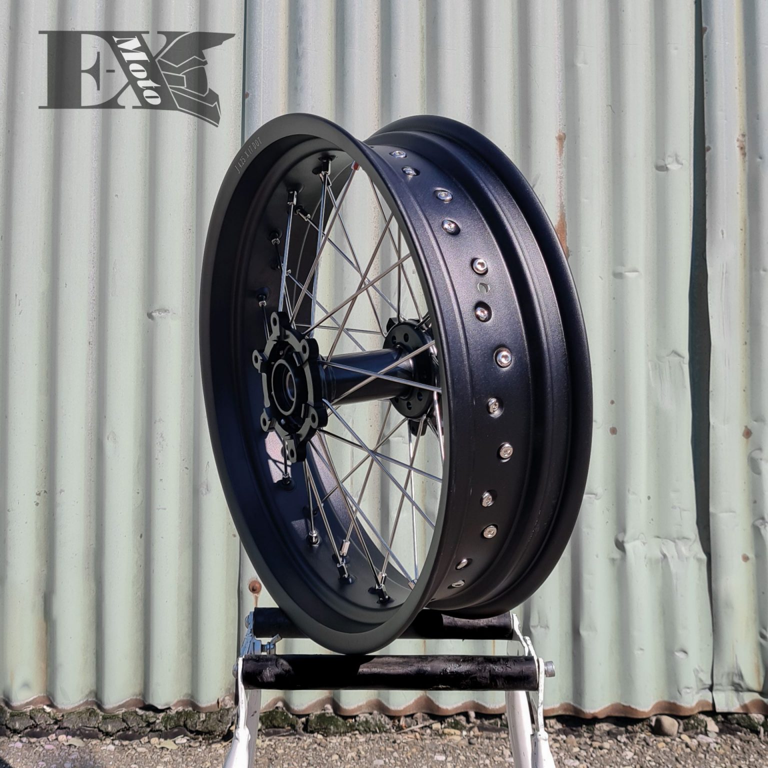 Produktbild von ALU Felge Eloxiert 17 Zoll Vorne Grün Pit Bike Dirt Bike Moto Cross