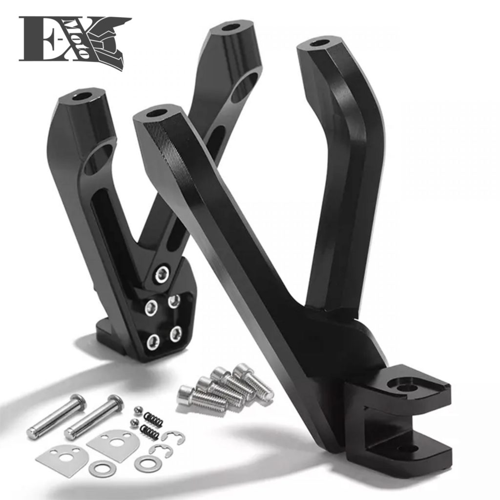 Motorrad Fußrasten Für Kawasaki ZX6R 2005-2008 - Aluminium Fußstützen