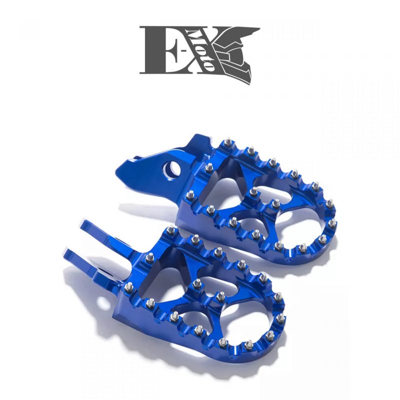 e-moto-x-ultra bee-7075-aluminium-mx-footpegs_blau