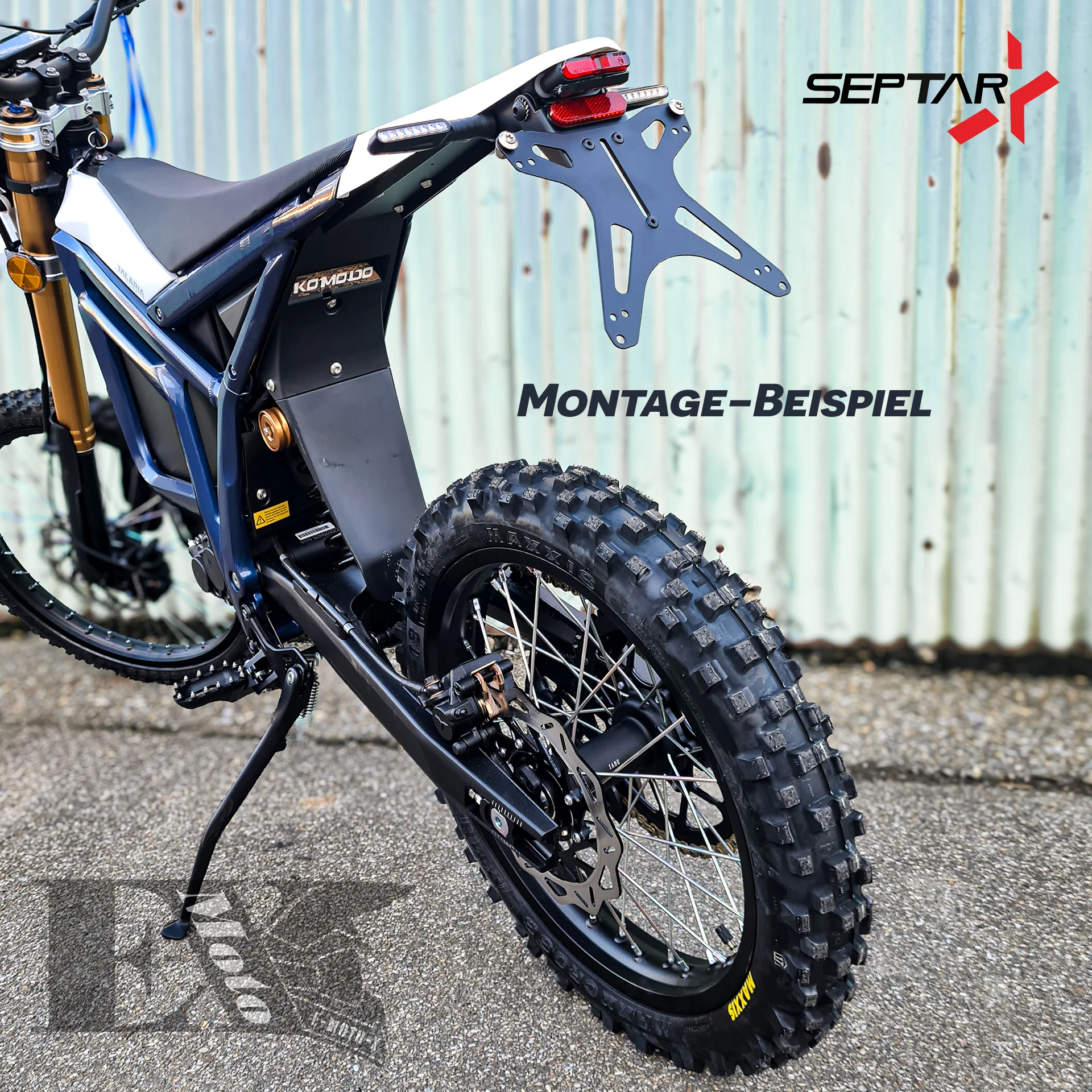 septar kennzeichenhalter talaria komodo 2 septar_kennzeichenhalter_talaria_komodo_montiert_seitlich