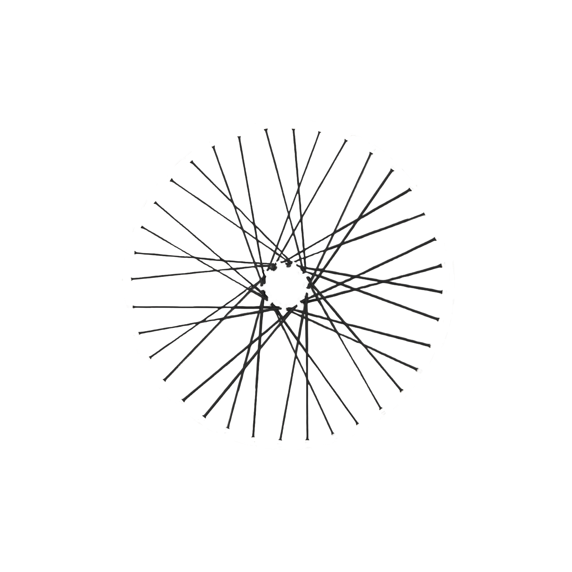 speichen-nippel set 4 speichen-36-matt-schwarz