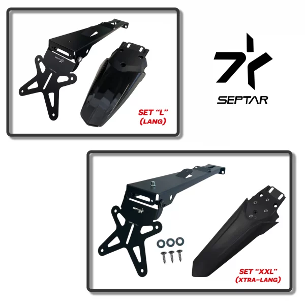 SEPTAR Heck Kennzeichenhalter Set Talaria Sting/ R/ Pro | in L/ XXL