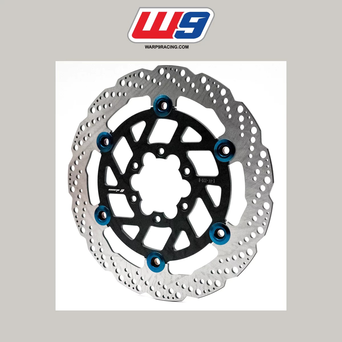 WARP9 Floating-Bremsscheibe 220mm E-Ride Pro SR/3.0